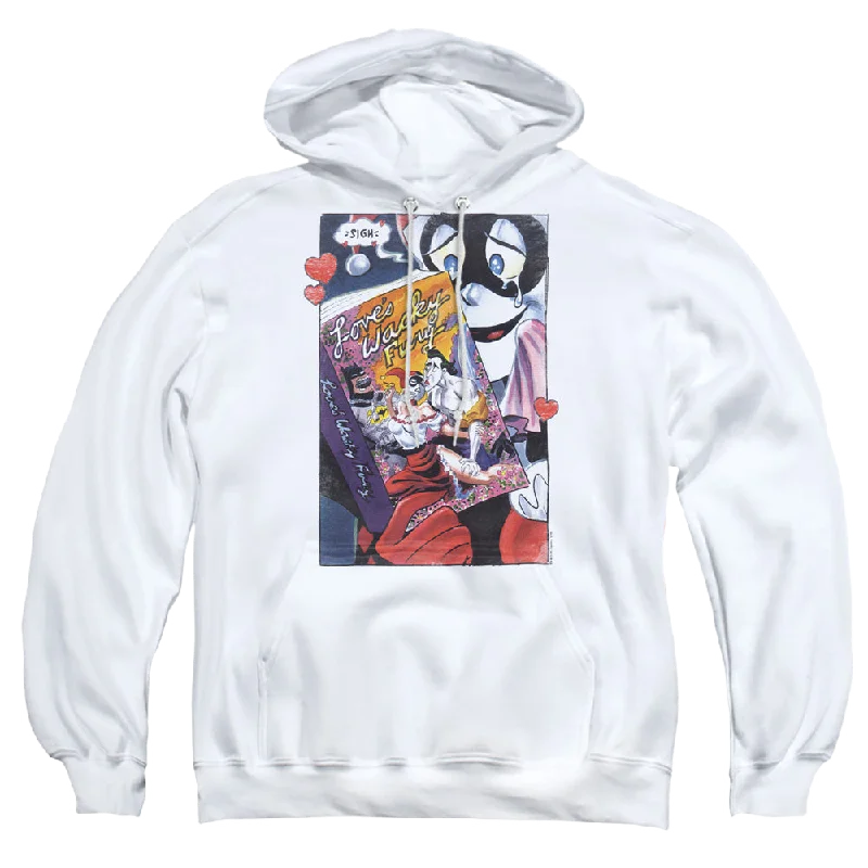 Harley Quinn Loves Wacky Fury - Pullover Hoodie Ruffle Neck Pullover