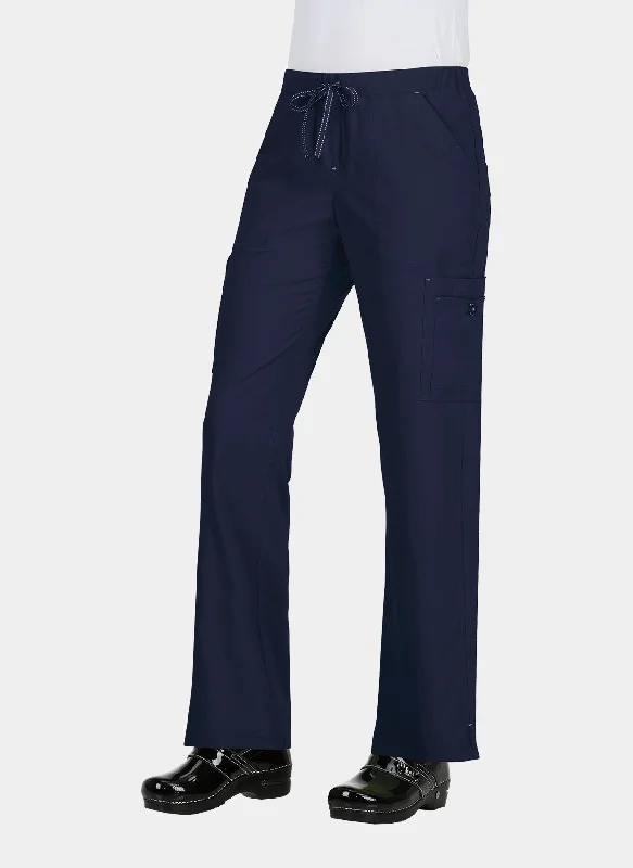 Koi Basics Holly Scrub Trousers - Navy Trousers Tapered Slim Fit