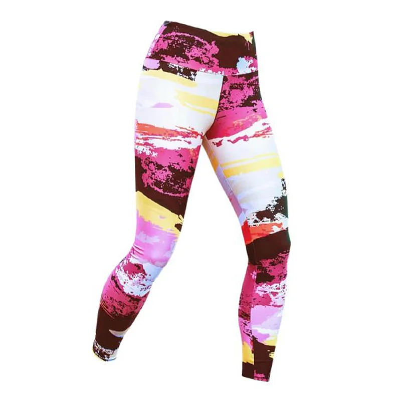 Womens Warrioress Recycled Legging Trendy Color Block Leggings