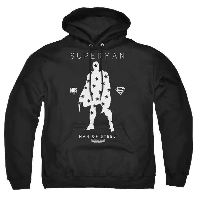 Superman Star Silhouette - Pullover Hoodie Alpaca Blend Soft