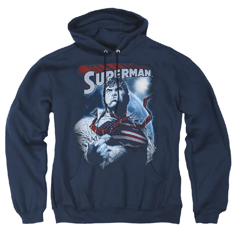 Superman Honor And Protect - Pullover Hoodie Soft Wool Sweater