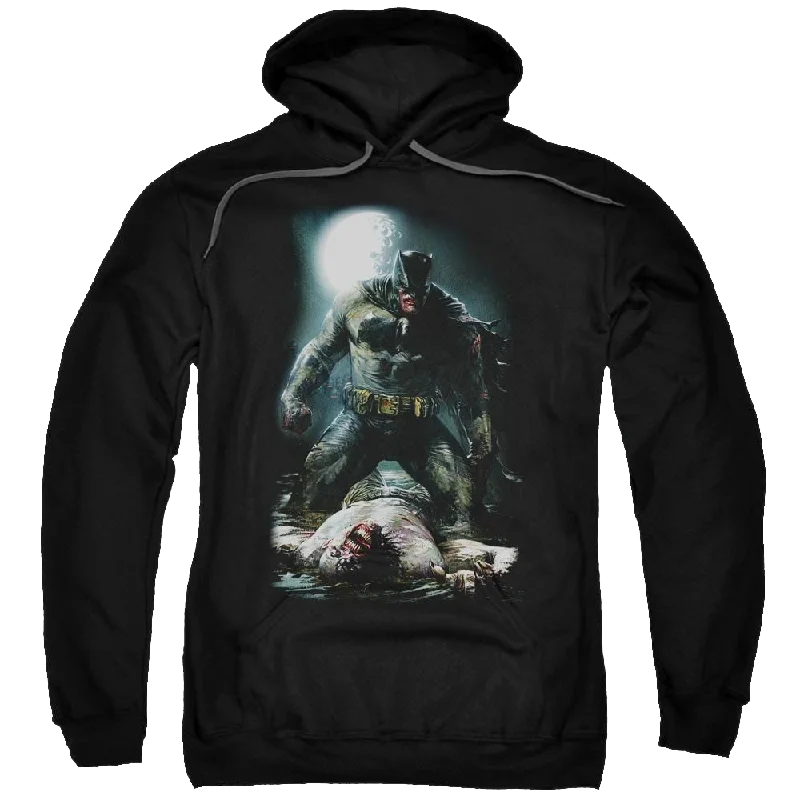 Batman Mudhole - Pullover Hoodie Textured Knit Design