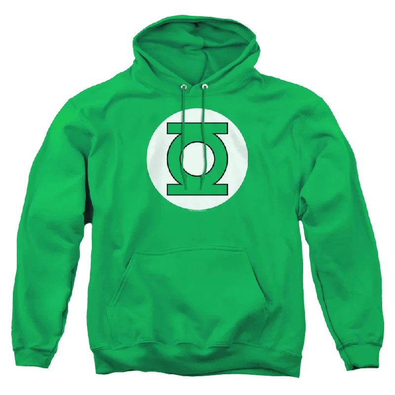 Green Lantern Green Lantern Logo - Pullover Hoodie Polo Neck Sweater