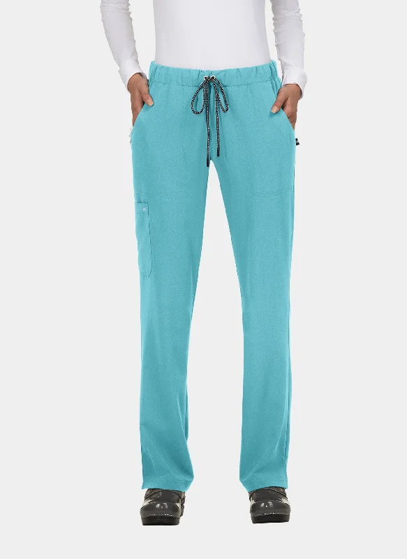 Koi Next Gen Everyday Hero Scrub Trousers - Sea Glass Trousers Cargo Utility