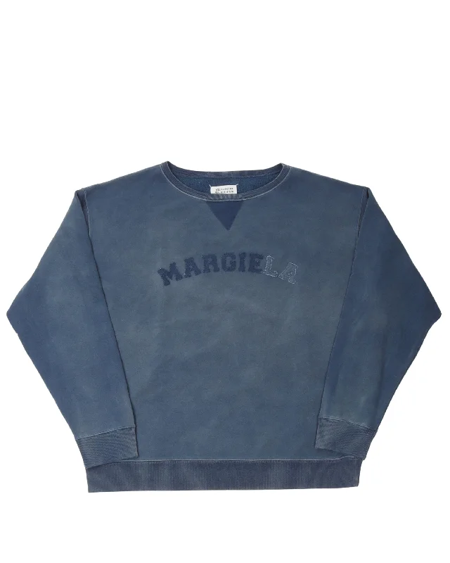Embroidered Logo Sweatshirt Hoodie with Button Classic Timeless