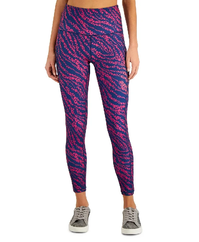 ID Ideology Women's Cheetah-Print 7/8 Leggings, Cheetah Berry, XXL Cozy Oversized Leggings