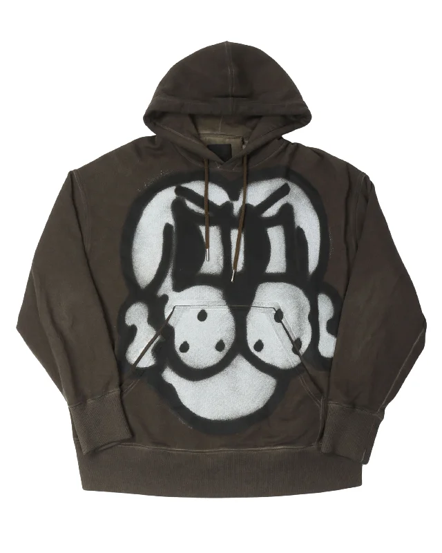 Chito Graphic Hoodie Hoodie with Elastic Cuffs Stretchable Comfortable