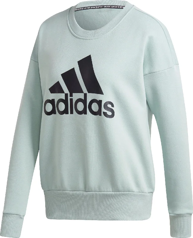 Essentials Badge of Sport Crew Long Sleeve Sweatshirt - Women's|-|Chandail en molleton col rond à manches longues Badge of Sport de Essentials - Femme Zip Hoodie Drawstring Kangaroo Pocket Essentials Badge of Sport Crew Long Sleeve Sweatshirt - Women's|-|Chandail en molleton col rond à manches longues Badge of Sport de Essentials - Femme Zip Hoodie Drawstring Kangaroo Pocket