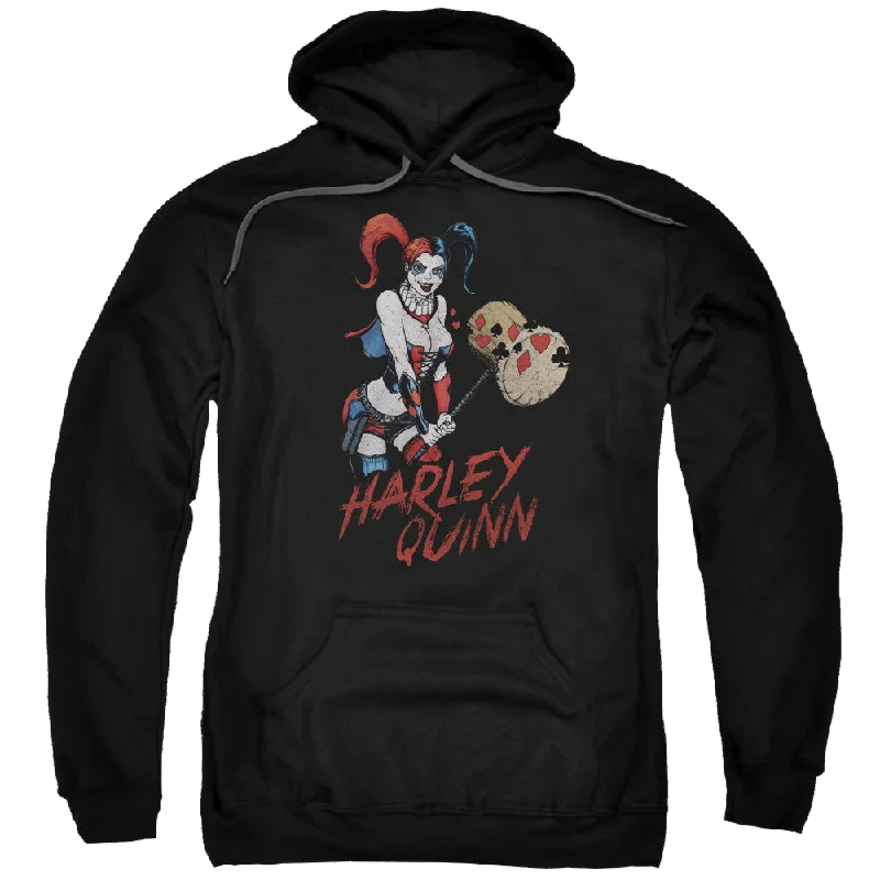 Harley Quinn Harley Hammer - Pullover Hoodie Chenille Soft Sweater