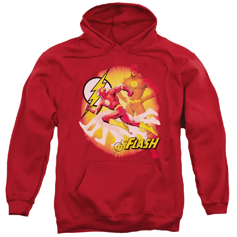Flash, The Lightning Fast - Pullover Hoodie Asymmetrical Neck Pullover