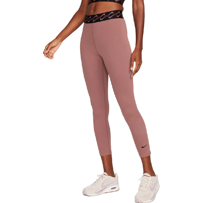 Nike Sportswear Classic Swoosh Women's High-Waisted 7/8 Leggings Cozy Sweat-Wicking Leggings