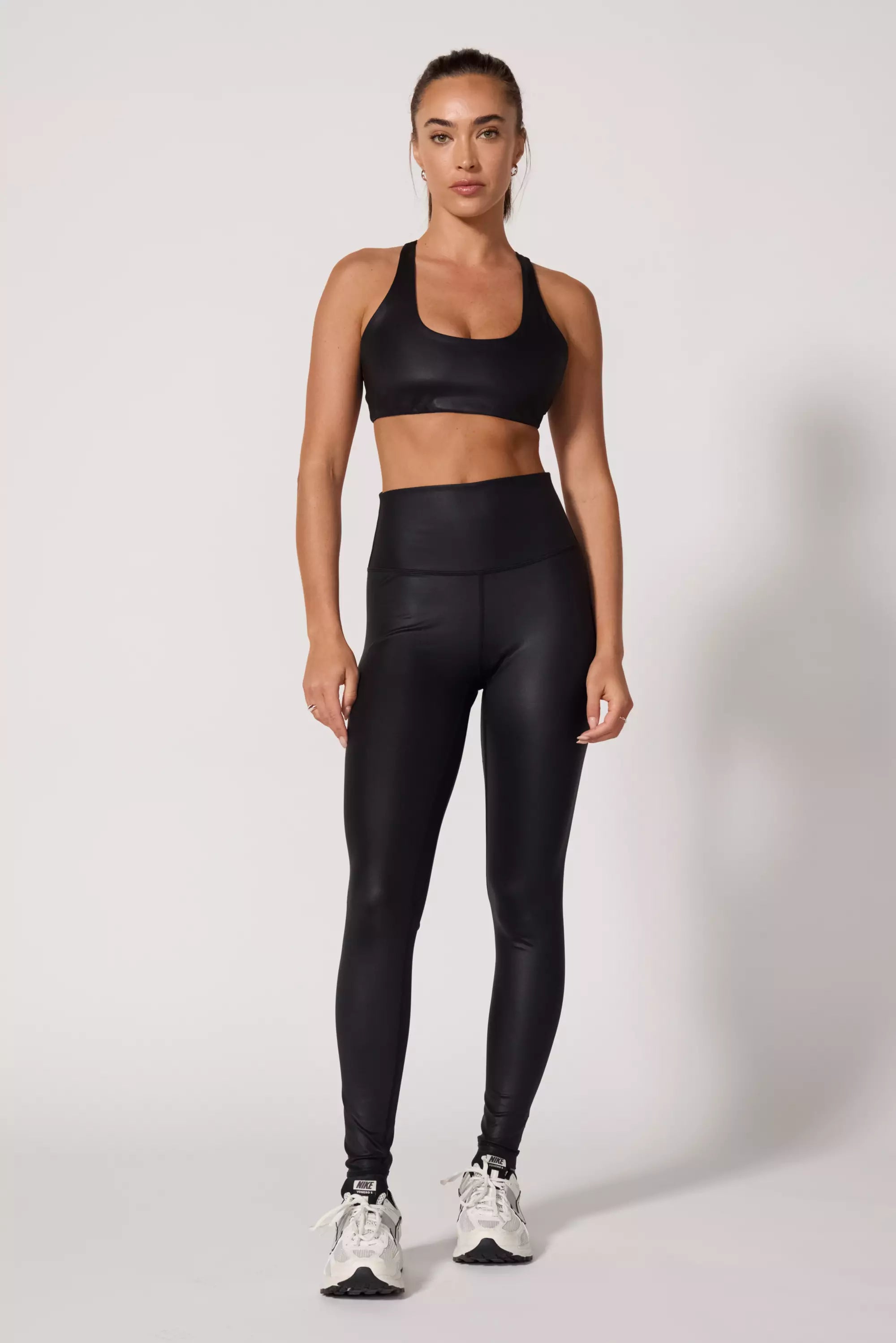 Liquid Legging - Jet Black Trendy Fitness Leggings
