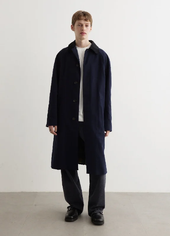 Gaspard Mac Coat Cotton Linen Terry