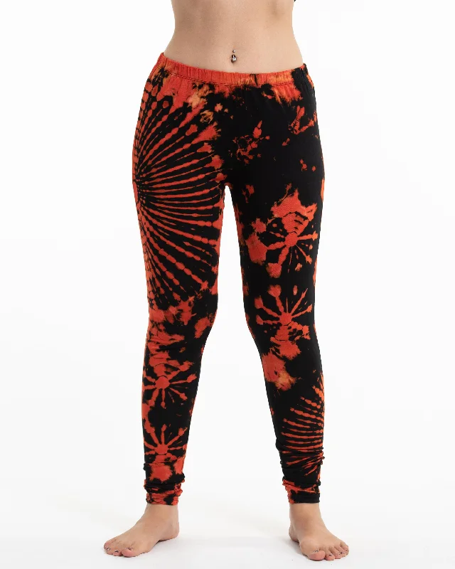 Womens Tie Dye Yoga Leggings Comfortable Ribbed Sports Leggings