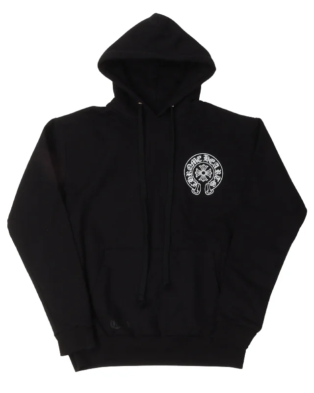 New York Horseshoe Logo Hoodie Hoodie with Neon Bright Vibrant
