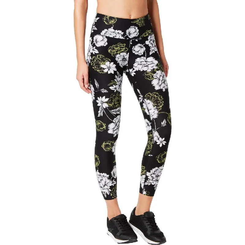 Calvin Klein Performance Women's Printed High-Rise 7/8 Leggings, XS Comfortable Full-Body Compression Leggings