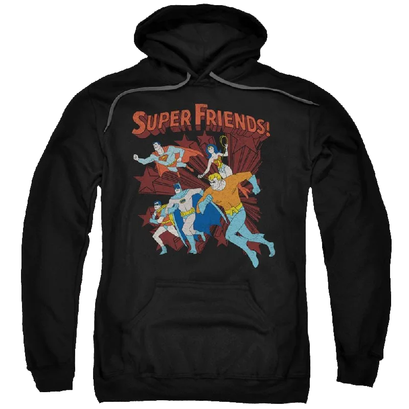 DC Comics Super Running - Pullover Hoodie Honey Neck Pullover