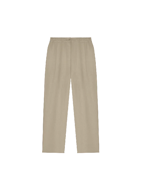 Women's DNA Linen Trousers—cliff beige Trousers versatile functional