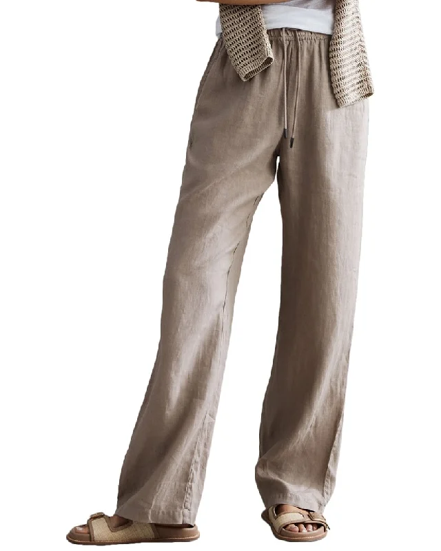 Reiss Cleo Linen Trouser Trousers cozy soft