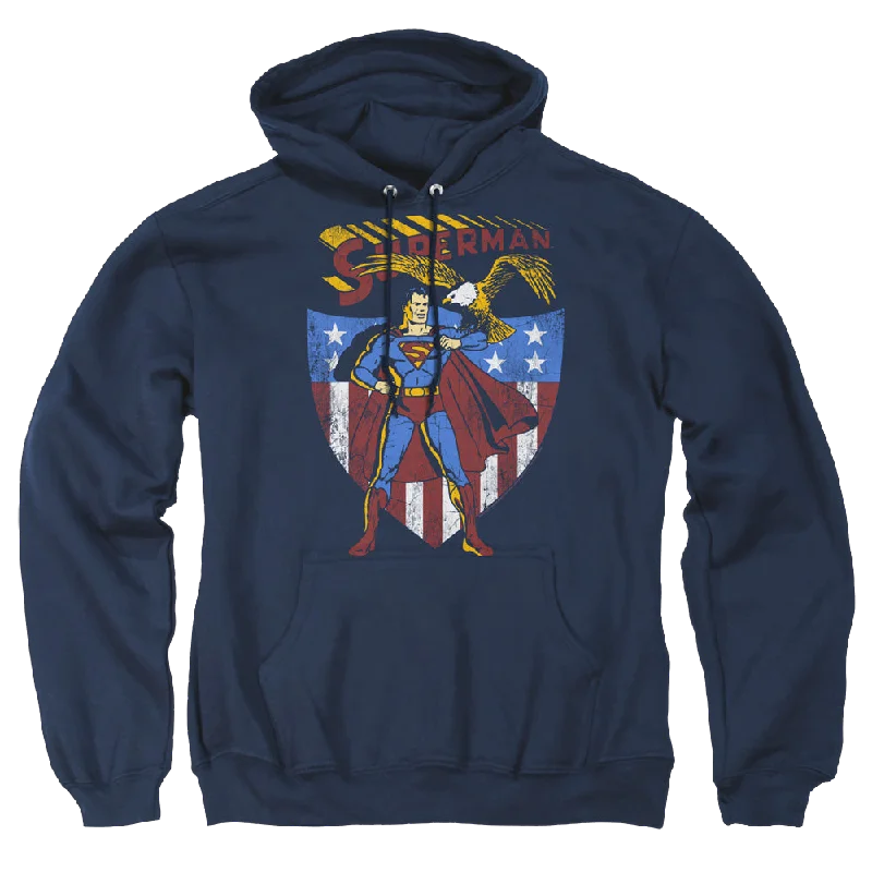 Superman All American - Pullover Hoodie Turtleneck Warm Pullover