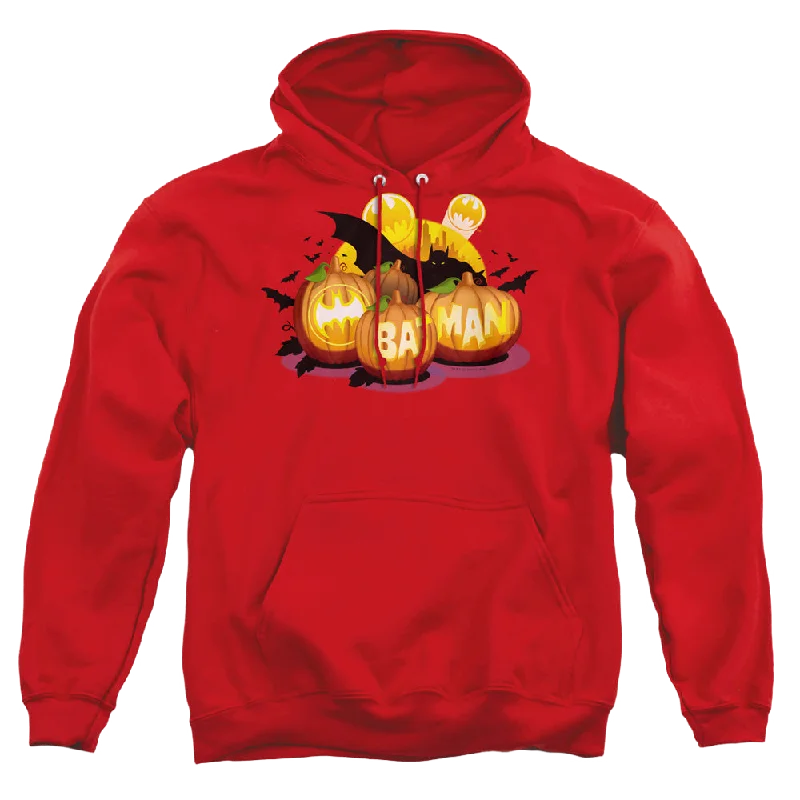 DC Batman Bat O Lanterns - Pullover Hoodie Plunging Neck Pullover