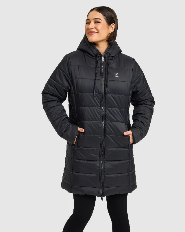 Women's Carrie Puffer Coat Cardigan Sweater Pullover