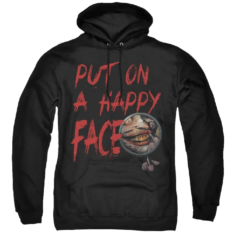 Joker, The Happy Face - Pullover Hoodie Chunky Knit Pullover