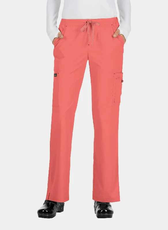 Koi Basics Holly Scrub Trousers - Coral Trousers Mesh Breathable