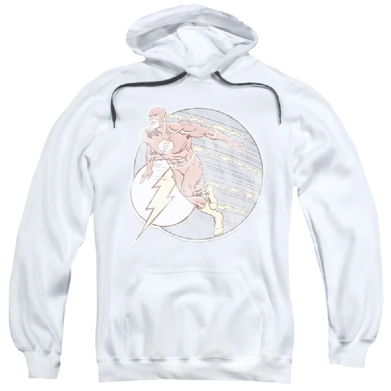 Flash, The Retro Flash Iron On - Pullover Hoodie Zipper Front Cardigan