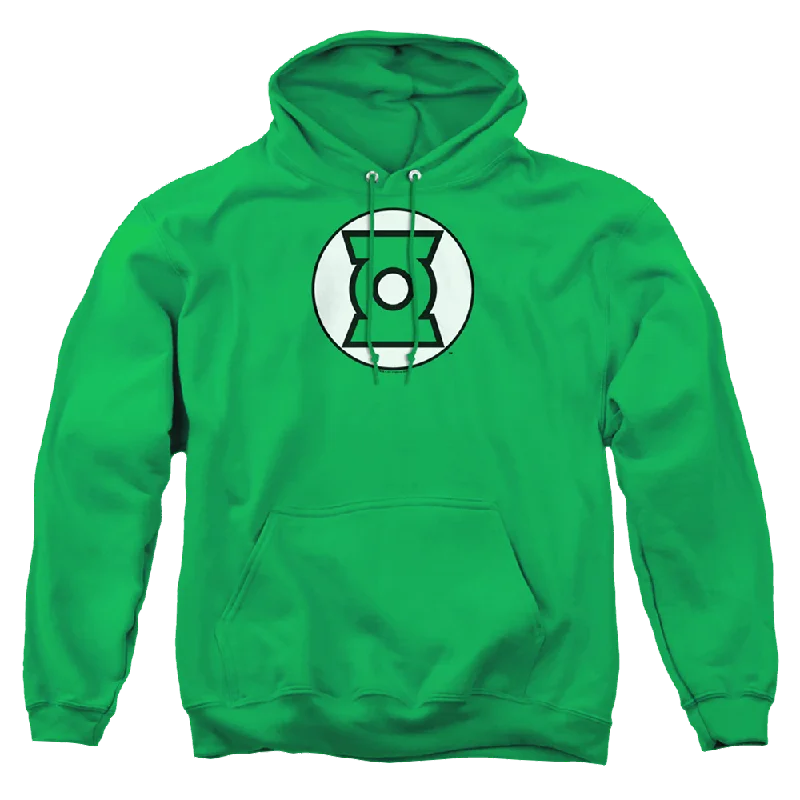 Green Lantern Green Lantern Logo - Pullover Hoodie Tight Sleeve Top