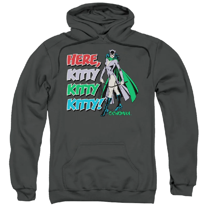 Catwoman Here Kitty - Pullover Hoodie Ruffle Sleeve Feminine