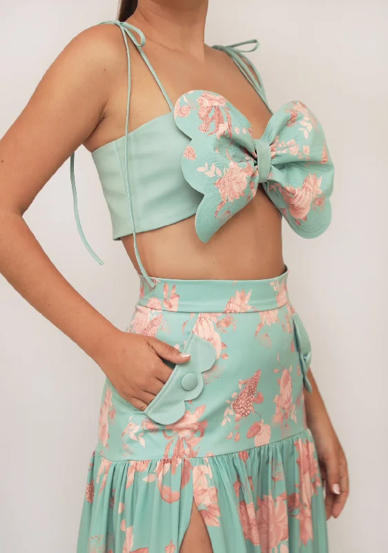 Tulum Crop Top Machine Wash Dry Clean Hand Wash