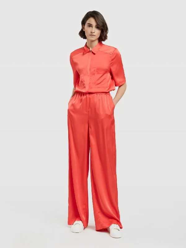 Trousers With Elasticated Waistband Trousers Ceremony Elegant