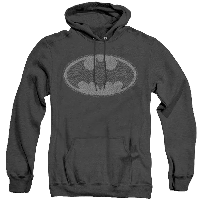 Dc Batman Elephant Signal - Heather Pullover Hoodie Slouchy Comfort Pullover