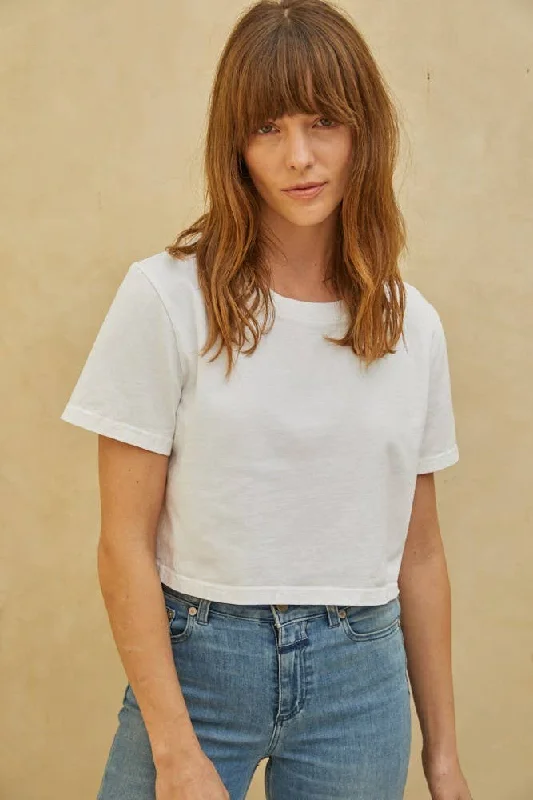 Elisa Crop Top Beaded Sequined Faux Fur