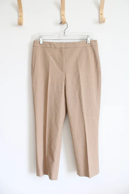 Talbots Tan Heritage Capri Trouser Pants | 6 Trousers Business Professional