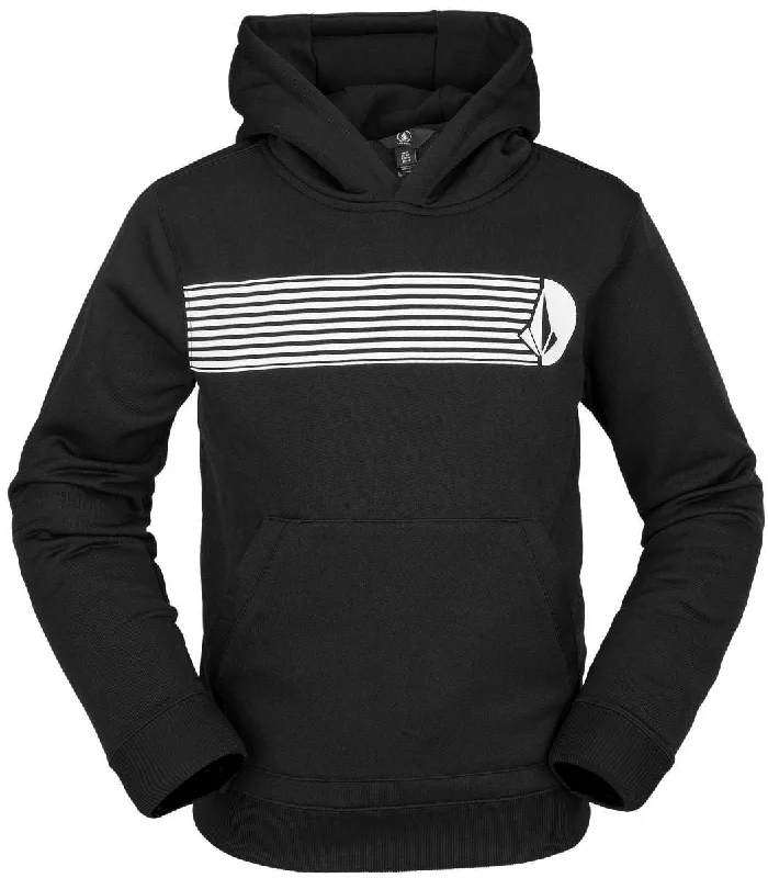 Volcom Youth Riding Fleece Hoodie 2023 Hoodie with Button Classic Timeless