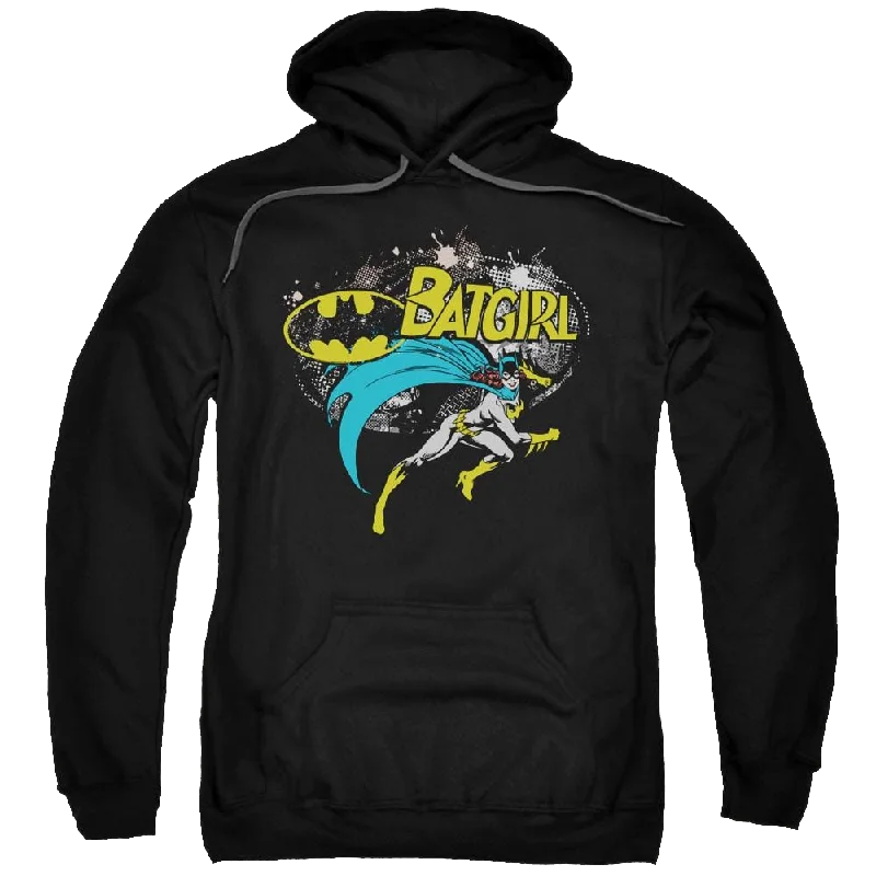 Batman Batgirl Halftone - Pullover Hoodie Three Quarter Sleeve