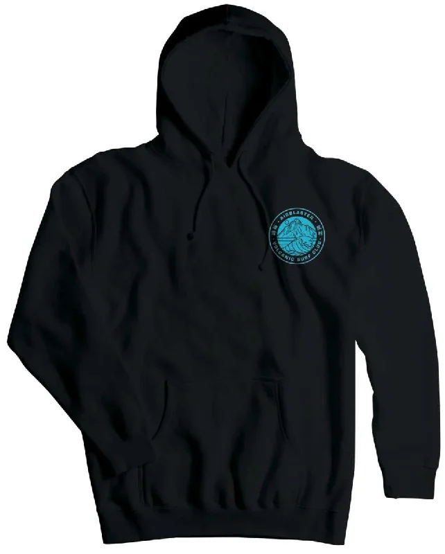 Airblaster Volcanic Surf Club Hoodie 2024 Hoodie with Raw Hem Edgy Unfinished