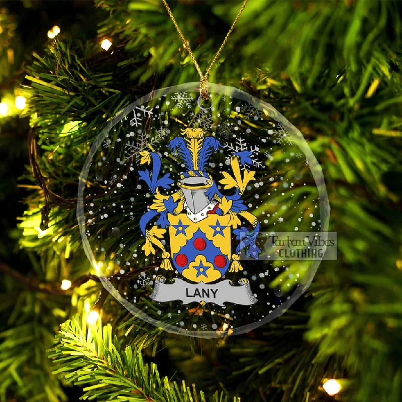 Lany Irish Clan Christmas Glass Ornament with Coat of Arms Trench Raincoat Windbreaker Lany Irish Clan Christmas Glass Ornament with Coat of Arms Trench Raincoat Windbreaker