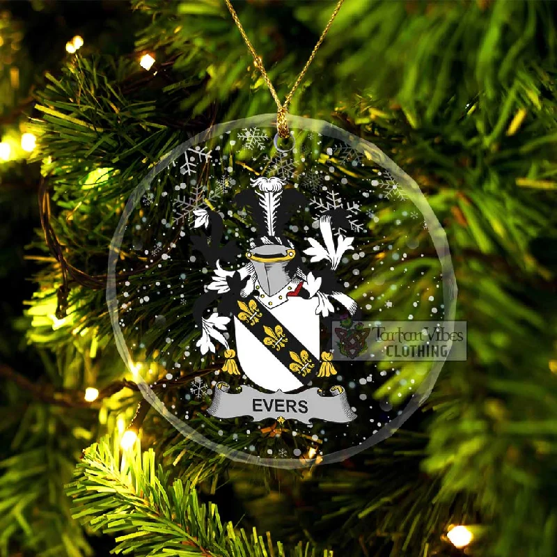 Evers Irish Clan Christmas Glass Ornament with Coat of Arms Tailored Straight A-Line Evers Irish Clan Christmas Glass Ornament with Coat of Arms Tailored Straight A-Line