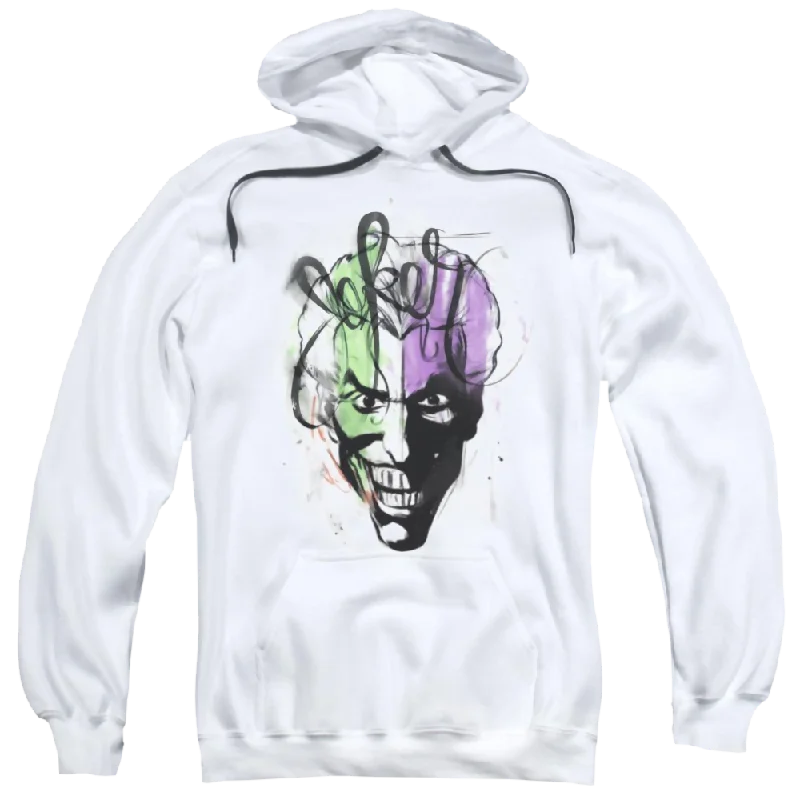 Batman Joker Airbrush - Pullover Hoodie Alpaca Blend Soft