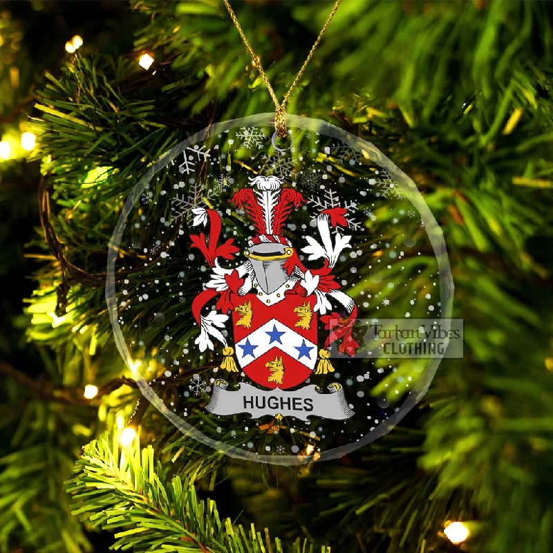 Hughes Irish Clan Christmas Glass Ornament with Coat of Arms Coat Overcoat Trench Coat Hughes Irish Clan Christmas Glass Ornament with Coat of Arms Coat Overcoat Trench Coat