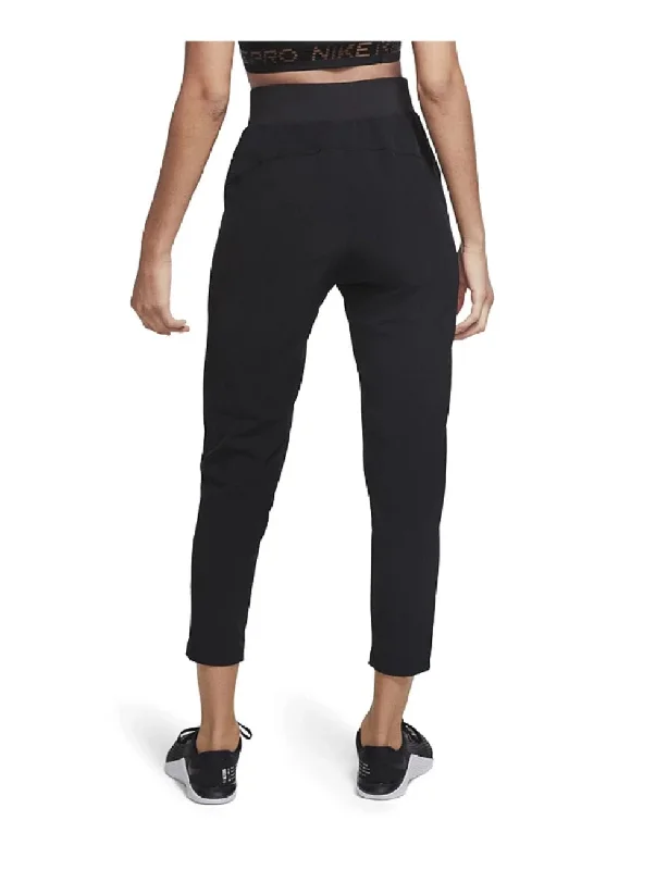 NIKE Women's Bliss Victory Dri-FIT Training 7/8 Length Leggings, Gray, S Comfortable Slip-On Compression Leggings
