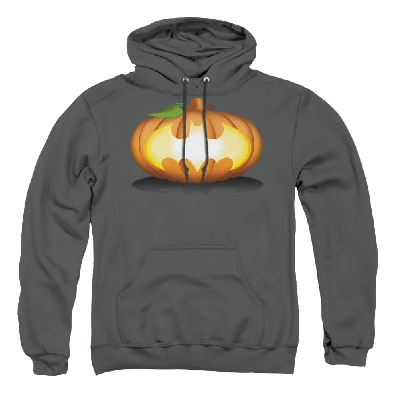 DC Batman Bat Pumpkin Logo - Pullover Hoodie Oblong Neck Pullover