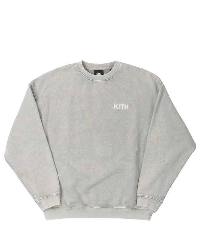 Logo Crewneck Sweatshirt Hoodie with Embroidery Detailed Premium