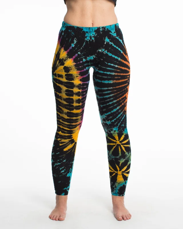 Womens Tie Dye Yoga Leggings Stylish High-Waisted Leggings