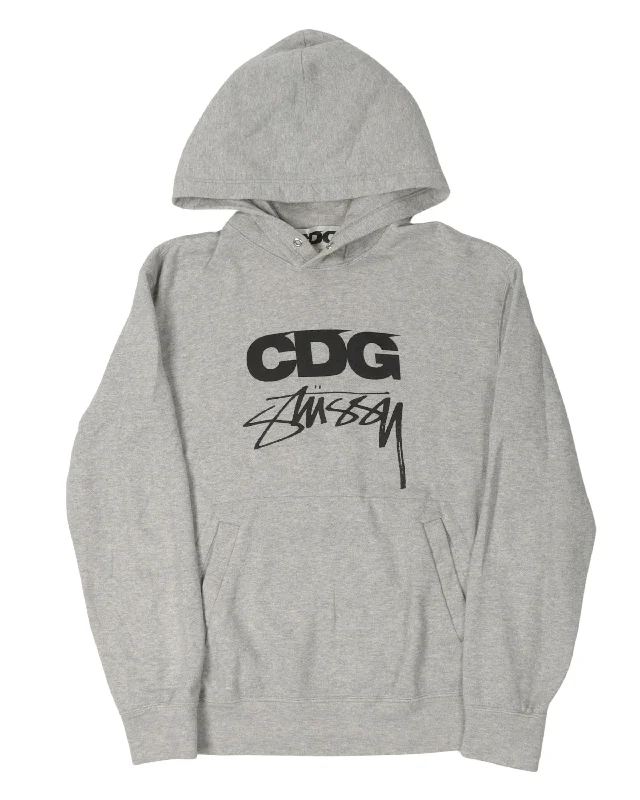 Stussy Hoodie Hoodie with Print Artistic Unique