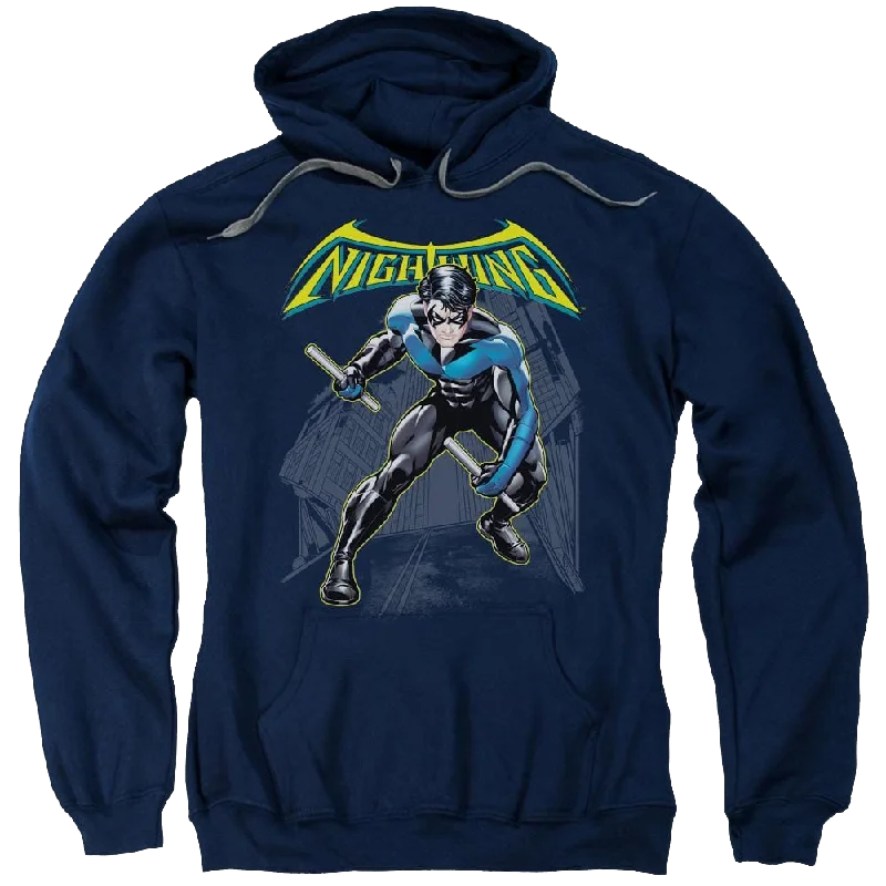 Batman Nightwing - Pullover Hoodie Seamless Knit Pullover