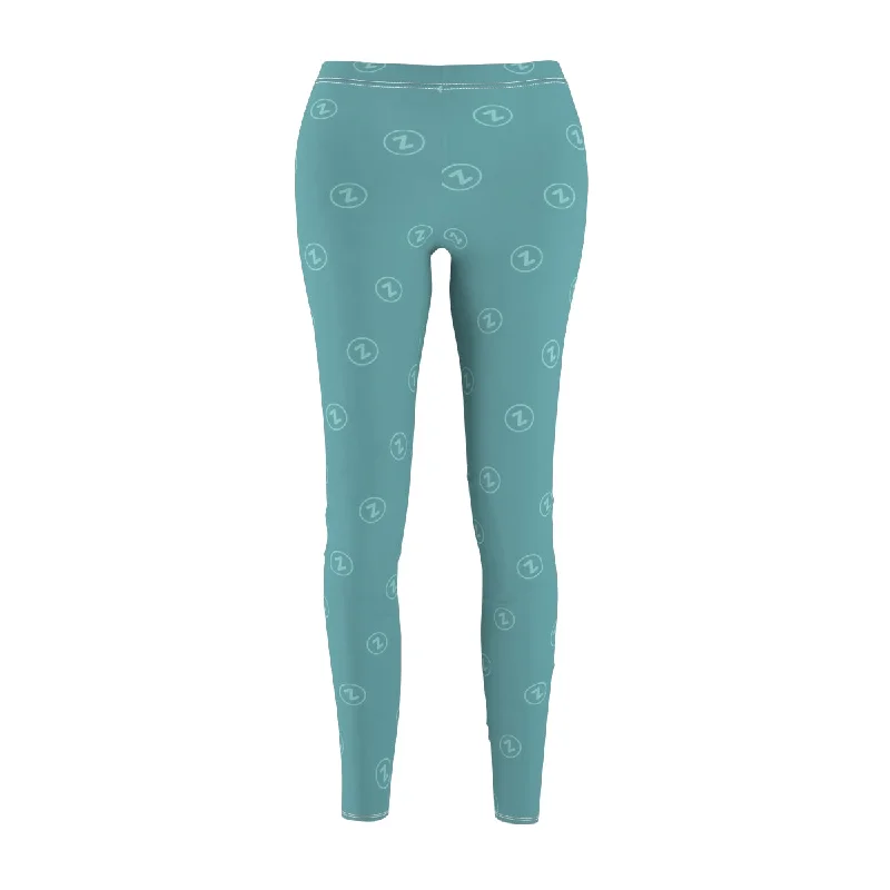 Zippy's Z Long Leggings - Blue Comfortable Yoga Tights Leggings